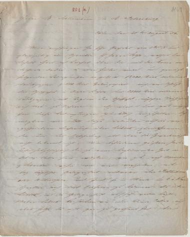 Letter sent by Fellinger, A. & Co. to Schliemann, Heinrich, 1856