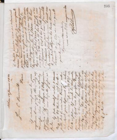 Copy of letter by Schliemann, Heinrich to Reinwald, C. 1872