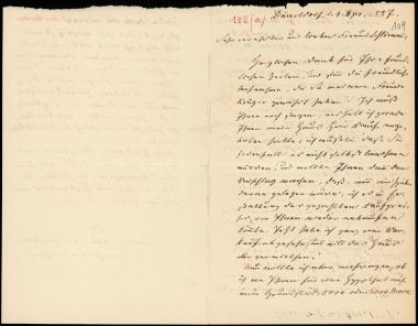 Letter sent by Eckenbrecher, G.  to Schliemann, Heinrich, 1887