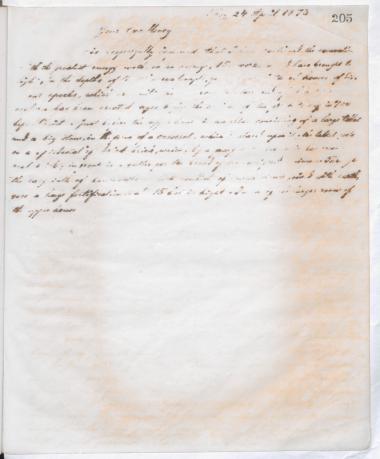 Copy of letter by Schliemann, Heinrich to Boker, G. H. 1873