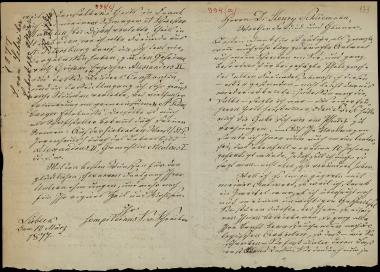 Letter sent by Schreiber, S. to Schliemann, Heinrich, 1877