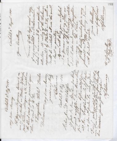 Copy of letter by Schliemann, Heinrich to Polovtsoff, Alexandre, 1881