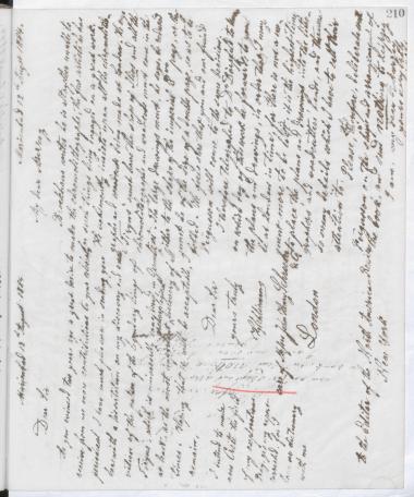 Copy of letter by Schliemann, Heinrich to Murray, John Jr. 1884