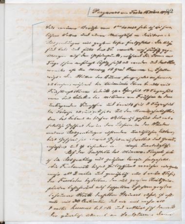 Copy of letter by Schliemann, Heinrich to Brockhaus, Friedrich Arnold, 1873