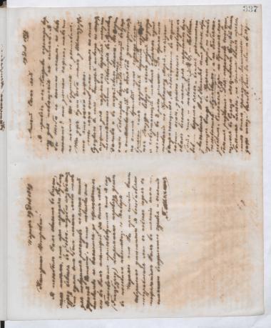 Copy of letter by Schliemann, Heinrich to Schliemann, Ekaterina Pyotrovna, 1869