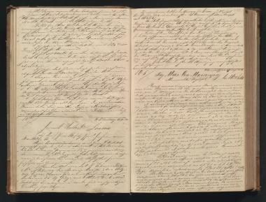 Copy of letter by Schliemann, Heinrich to Malyutin, Mikhail Semyonovich, 1854