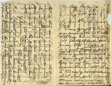 Letter sent by Smith, Philip to Schliemann, Heinrich, 1883