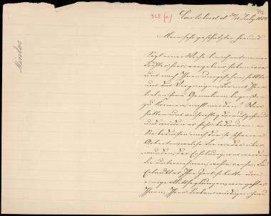Letter sent by Minlos, Eduard to Schliemann, Heinrich, 1884