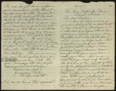 Letter sent by Smith, Philip to Schliemann, Heinrich, 1882