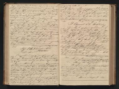 Copy of letter by Schliemann, Heinrich to Chamot, George, 1854