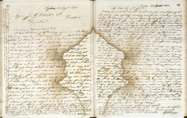 Copy of letter by Schliemann, Heinrich to Schröder, Henry J. & Co. 1864