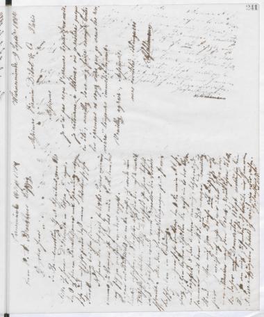 Copy of letter by Schliemann, Heinrich to Brockhaus, Friedrich Arnold, 1884
