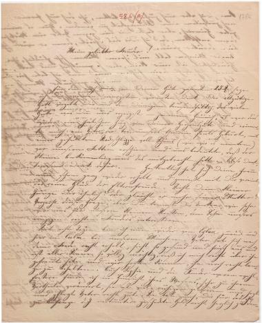 Letter sent by Kühse, Wilhelmine  to Schliemann, Heinrich, 1855
