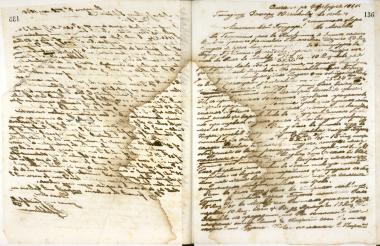 Copy of letter by Schliemann, Heinrich to Yuchenkov, Zakhar Ivanovich, 1865