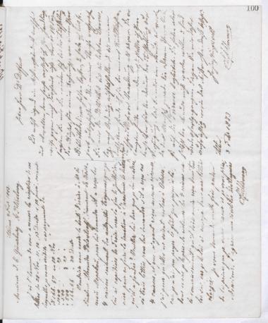 Copy of letter by Schliemann, Heinrich to Deffner, Michel, 1883