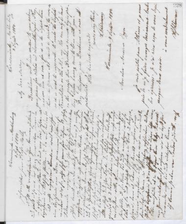 Copy of letter by Schliemann, Heinrich to Murray, John, 1884