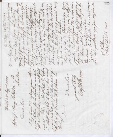 Copy of letter by Schliemann, Heinrich to Muralt, Eduard, 1881