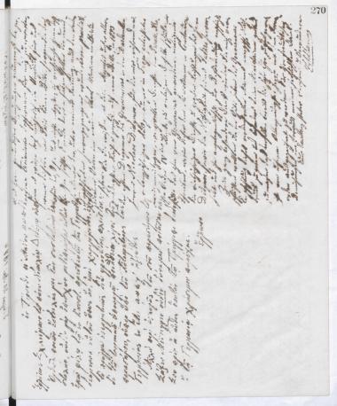 Copy of letter by Schliemann, Heinrich to Δίδυμος, Νικόλαος, 1884