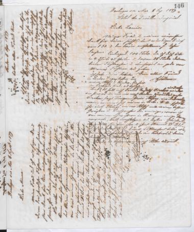 Copy of letter by Schliemann, Heinrich to Frölich, Luise, 1879