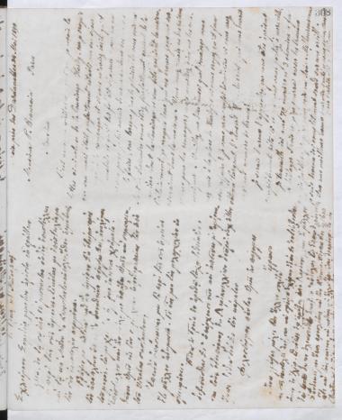 Copy of letter by Schliemann, Heinrich to Σλήμαν, Σοφία, 1890