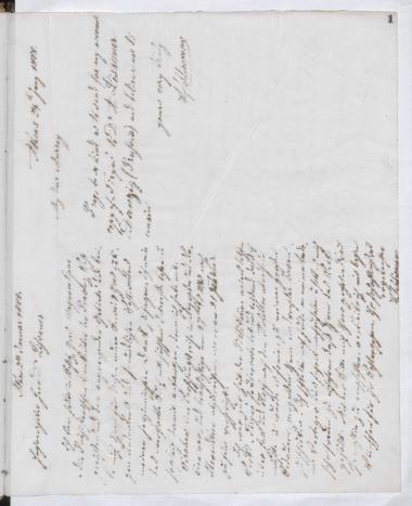 Copy of letter by Schliemann, Heinrich to Murray, John, 1888