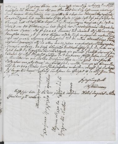 Copy of letter by Schliemann, Heinrich to Hirschfeld, G. 1889