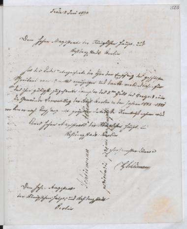 Copy of letter by Schliemann, Heinrich to Σλήμαν, Σοφία, 1890