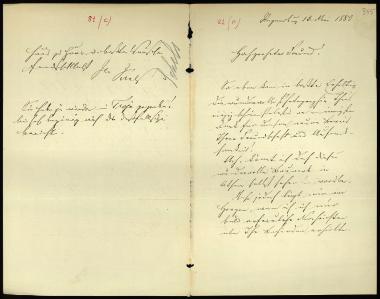 Letter sent by Schels, August to Schliemann, Heinrich, 1883