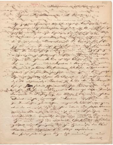 Letter sent by Schiller, Carl to Schliemann, Heinrich, 1855