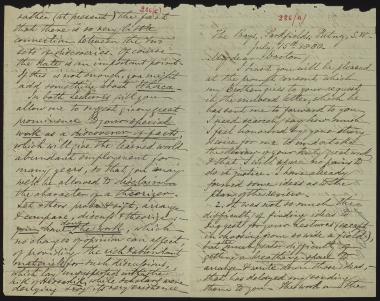 Letter sent by Smith, Philip to Schliemann, Heinrich, 1880