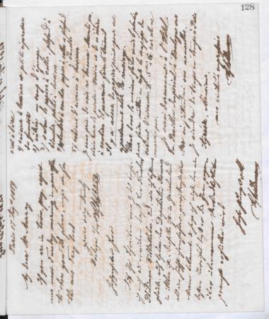 Copy of letter by Schliemann, Heinrich to unknown receiver, 1879