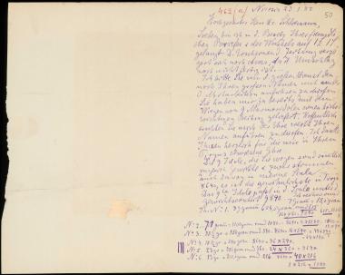 Letter sent by Ohnefalsch-Richter, Max to Schliemann, Heinrich, 1888