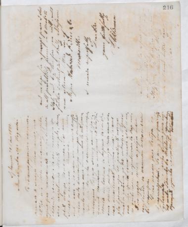 Copy of letter by Schliemann, Heinrich to Schliemann, Nadezhda Andreyevna, 1870