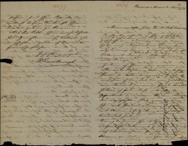 Letter sent by Ruscheweyh, G. & Co. to Schliemann, Heinrich, 1878