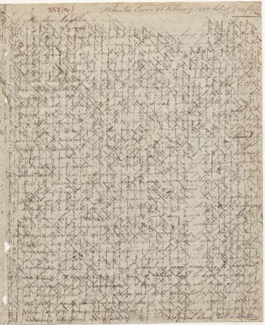 Letter sent by Schliemann, Louis to Schliemann, Heinrich, 1849