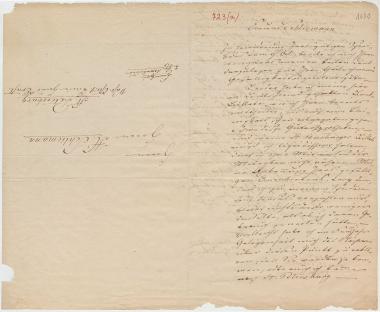 Letter sent by Schreiber, S. to Schliemann, Heinrich, 1857