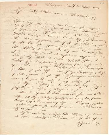 Letter sent by Schiller, Carl to Schliemann, Heinrich, 1855