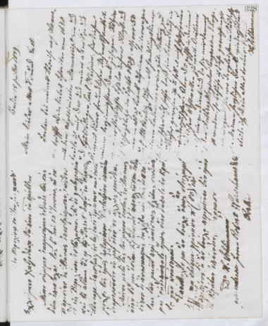 Copy of letter by Schliemann, Heinrich to Χατζηδάκις, Ιωσήφ, 1889