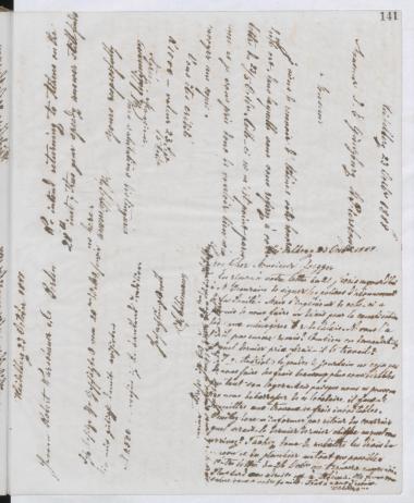 Copy of letter by Schliemann, Heinrich to Warschauer, Robert & Co. 1888