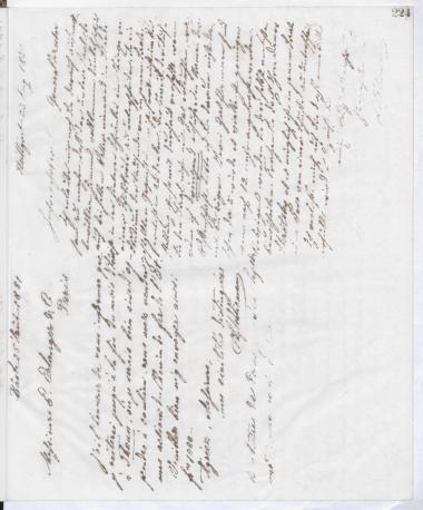 Copy of letter by Schliemann, Heinrich to Erlanger, Émile & Cie. 1881