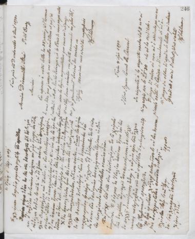 Copy of letter by Schliemann, Heinrich to Caravel, A. de, 1890