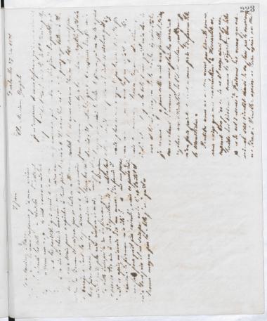 Copy of letter by Schliemann, Heinrich to Gargiulo, A. A. 1876