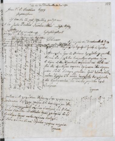 Copy of letter by Schliemann, Heinrich to Σλήμαν, Σοφία, 1890