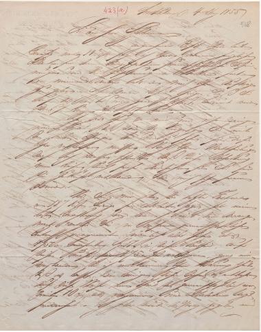 Letter sent by Schröder, Henry J. to Schliemann, Heinrich, 1855