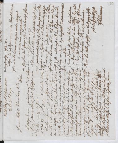 Copy of letter by Schliemann, Heinrich to Warschauer, Robert & Co. 1888