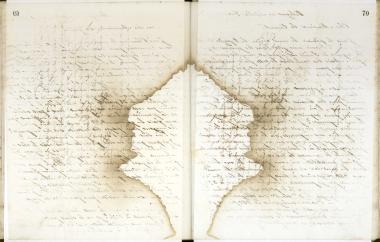 Copy of letter by Schliemann, Heinrich to unknown receiver, 1864