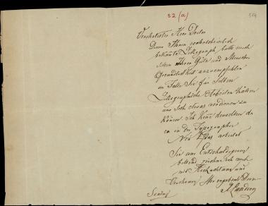 Letter sent by Landerer, Xaver to Schliemann, Heinrich [1874]