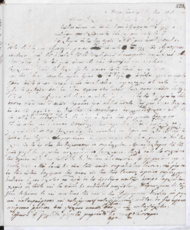 Copy of letter by Schliemann, Heinrich to Σλήμαν, Σοφία, 1880