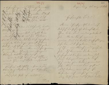 Letter sent by Schels, August to Schliemann, Heinrich, 1878