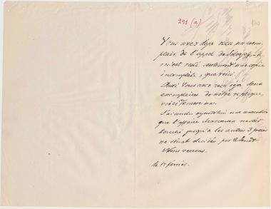 Letter sent by Kuchczynski, Fyodor Antonovich to Schliemann, Heinrich, 1861
